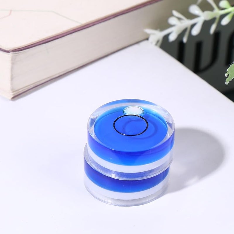 مستوى فقاعي أكريليك أزرق 25 × 10 مم 10 قطع - مستوى روح عالمي لمعايرة قياس الأسطح - Image 4